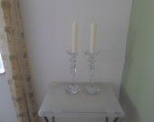 Crystal Candle Holders - Set of 2