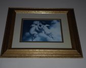 Cupid Cherub & Kissing Cherubs Framed Artworks  - Set of 2