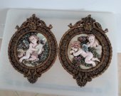 Cherubs 3-D Wall Decor - Set of 2