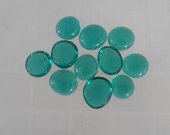 Glass Stones - One (1) Pound Turquoise