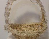 Wicker Basket with Handle