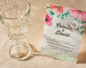 White Matte Screen Printed Wedding Invitation: Grassland
