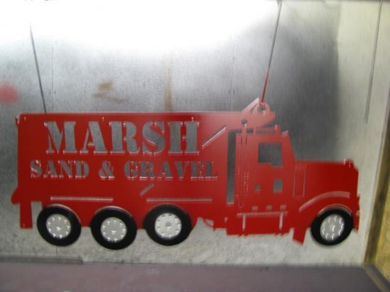 Kw Dump Truck Red Metal Wall Art Silhouette Sign On Craftisart Kw Dump Truck Red Metal Wall Art Silhouette Sign
