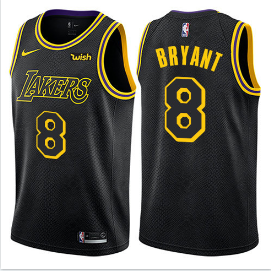 Men's Los Angeles Lakers #8 Kobe Bryant Black Mamba Jersey on ... Men's Los Angeles Lakers #8 Kobe Bryant Black Mamba Jersey on ...