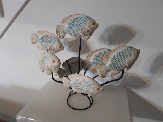 Clay Fish Sculpture