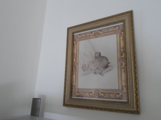 Framed Print - Sleeping Newborn Baby with Butterfly Wings