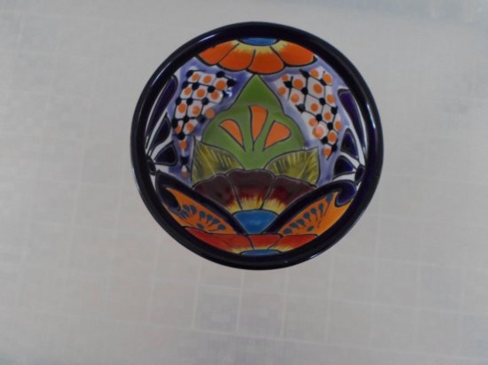 Mexican Artisanal Pottery Small Soup Bowl