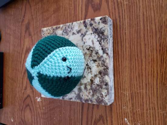 Crocheted Watermelon Plush Amigurumi
