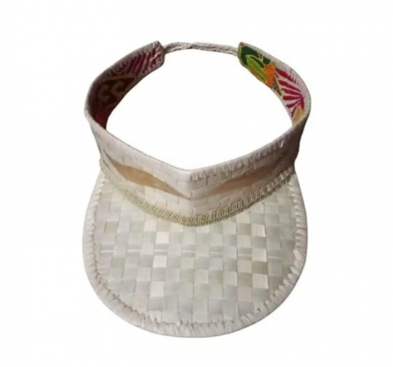 Woven visor hats for men & women adjustable