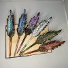 ballpoint pen,leather feather pen,genuine leather,phoenix feather,unique gift,larp,cosplay,wedding pen,creative design