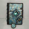 Leather notebook, dungeons and dragons book, grimoire, dragon eye, gift, ritual, larp, spellbook, eragon, gothic