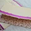 Ivory Shimmery Foil Stamped Wedding Invitation