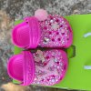adorable pink baby crocs