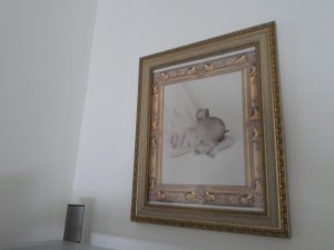 Framed Print - Sleeping Newborn Baby with Butterfly Wings