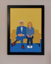 Handmade The Good Place wood wall art