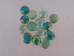 Glass Stones - One (1) Pound Multi-Tone
