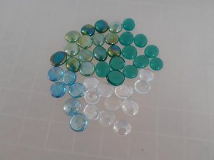 Glass Stones - One (1) Pound Mixed