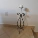 Floor Green Metal Candle Holder
