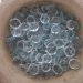 Glass Stones - One (1) Pound Clear / Light Blue
