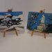 3-D Lebanon Plaques & Wood Easels - Set of 2