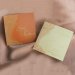 Shimmery Screen Printed Wedding Invitation: Atomic-Tangerine