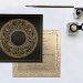 Black Wooly Screen Printed Wedding Card