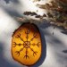 Handmade Helm of Awe Stave on Pine