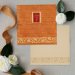 Mango Handmade Shimmer Embossed Wedding Invitation